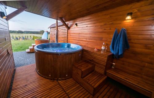 Orzysz Villa | ZACISZE W OGRÓDKU Dom z balią i sauną