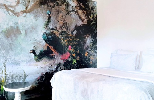 Chinhoyi Bed & Breakfast | Zebras Dazzle B&B | The Peacock room - full of romance and style