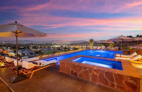 Mount Helix House | Zen Hilltop Resort: Heated Infinity Pool, Spa, 360° SoCal Views