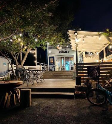 人気急上昇用宗海岸オーシャンビューゲストハウスRomey BBQ 海水浴