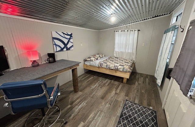 #11 - Digital Nomad Cabin on the river overlooking a lake with workstation