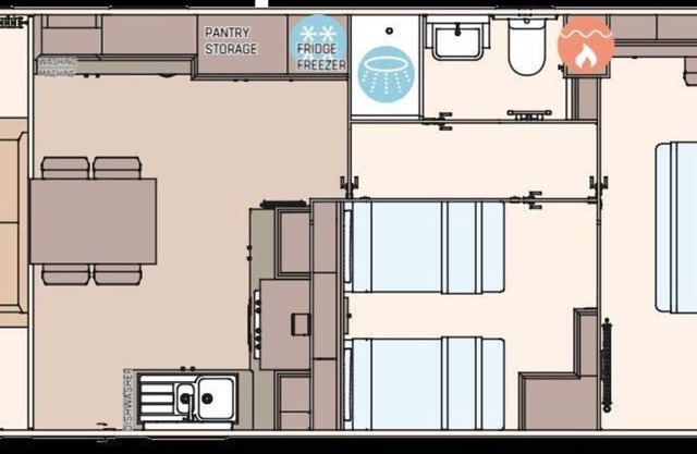2 Bedroom Luxury caravan pet friendly Near Beach