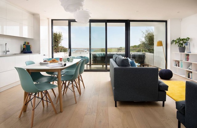 2 THE BAY - contemporary apartment with magnificent views over Coldingham Bay.