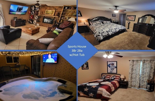 3Br 2 Ba Sports House w/Hottub