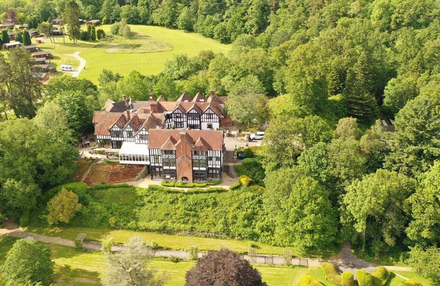 A house that sleeps 42 guests in 21 bedrooms