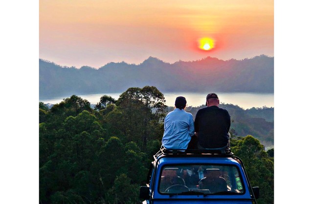 a very interesting tour held on top of Mount Batur, 4wd jeeps tour