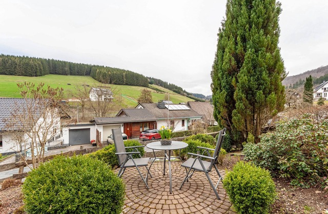 Apartment 'Ferienwohnung Rehsiepen' with Mountain View, Private Terrace and Wi-Fi