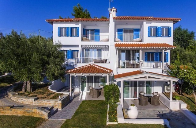 Apartment in Elia Beach with a shared pool