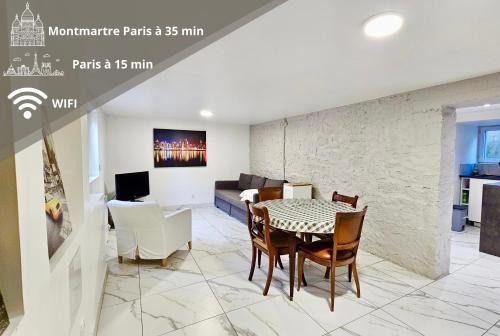 Appartement Attica - 15min Paris RER E, cosy