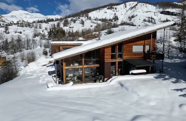 Architect-designed chalet, panoramic view & Nordic bath - Allos (04260) - 1700m