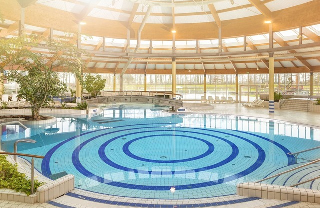 Balcony, free use of the AHOI adventure pool and sauna - Appartemenmt Nordwind