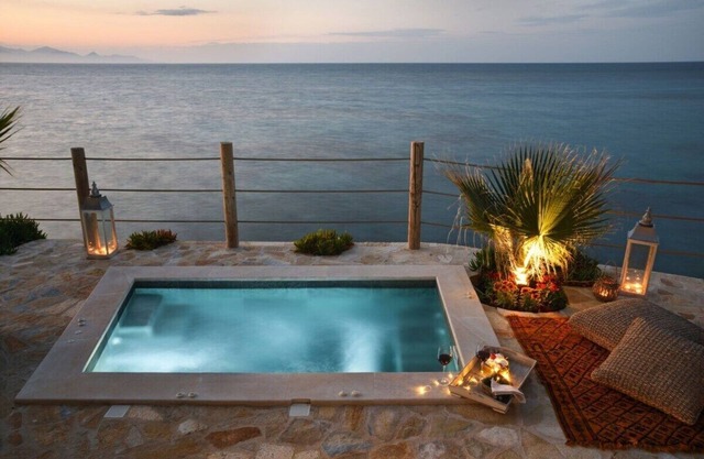 Beach Apartment Antonia with Sea View & Outdoor Jetted Tub