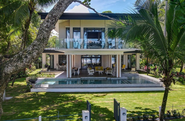 Beachfront Modern Luxe Villa Steps from the Sand!