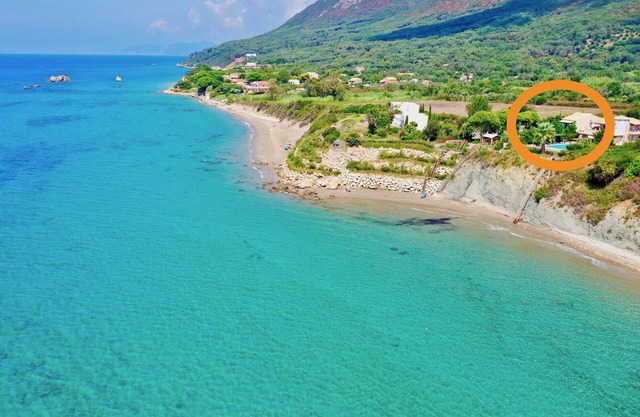 Beachfront Villa Rania with private pool
