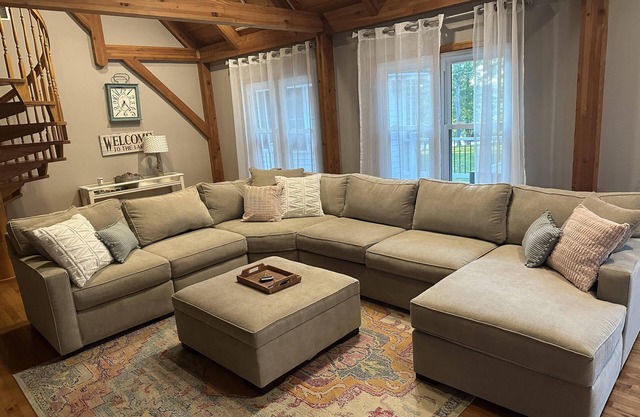 Beautiful and Private 6000 sqft waterfront home with private dock and hot tub!