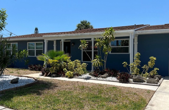 Beautiful beach house with spacious living.