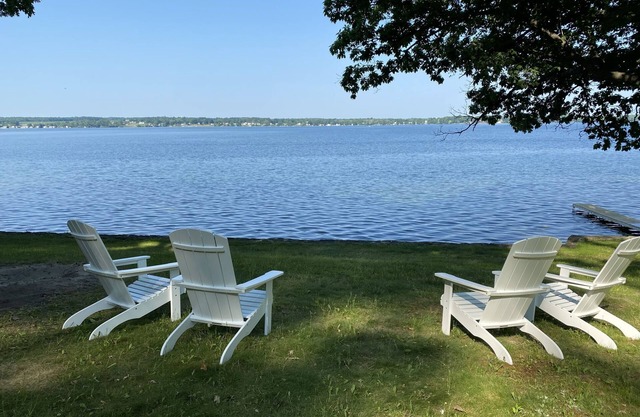 Beautiful home with 180' of Lakefront!
