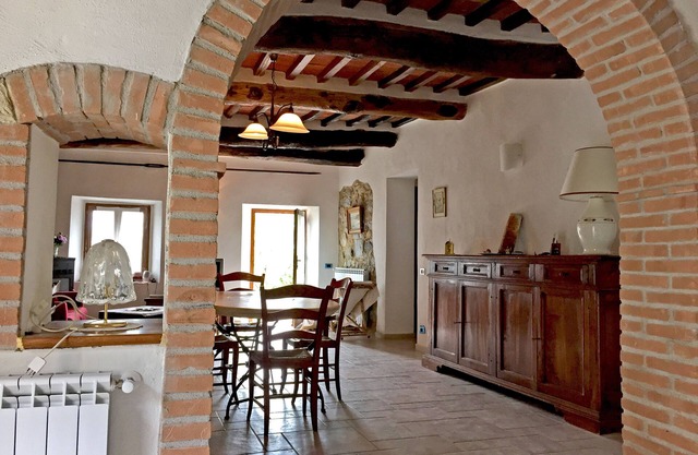 Beautiful House with Garden in the Center of a Medieval Tuscan Village