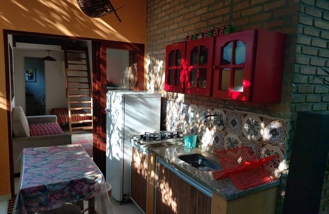 Beautiful little tent near the beach in the condominium of Itamambuca with all security