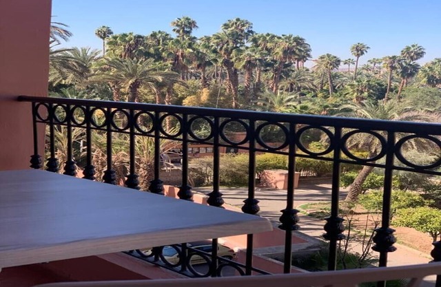 Beautiful panoramic view of Majorelle Gardens