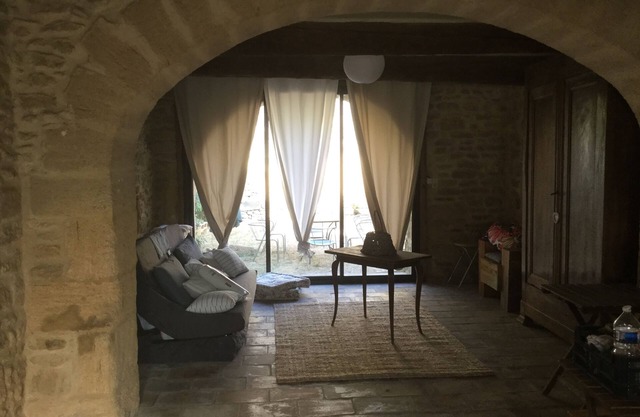 Beautiful stone house in the village of Vers Pont du Gard