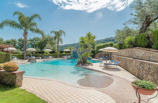 Beautiful villa surrounded by a large garden