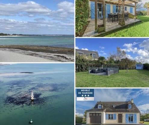Belle maison rénovée, 700m de la plage, grand jardin, classée meublé de tourisme 3 étoiles