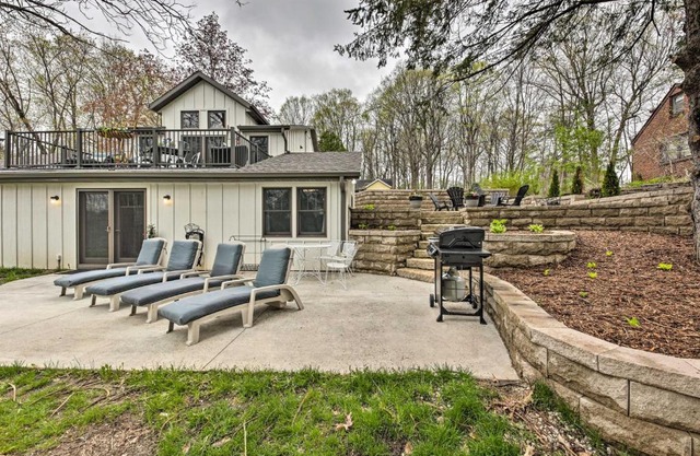 Big Cedar Lake House Views, 100 Ft to Water!