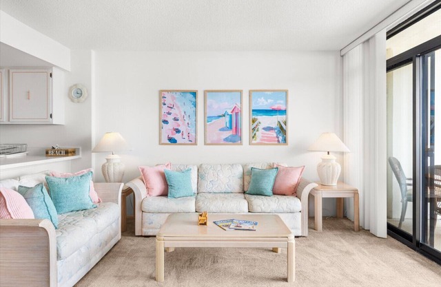 Blush & Blue at the Irene– Beachfront Balcony + Gameroom