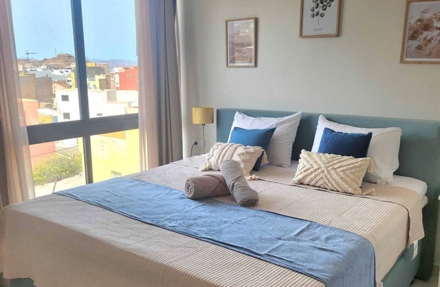 Boa Mindelo Azul T1,Free Wi-Fi, King-size bed, Smart TV