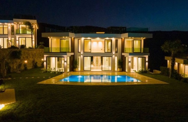 Bodrum Golturkbuku Luxury Villa with Private Pool and Amazing Seaview