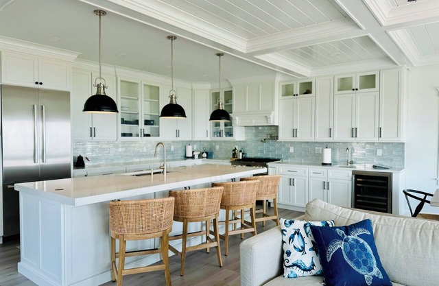 Brand new house on a private beach!