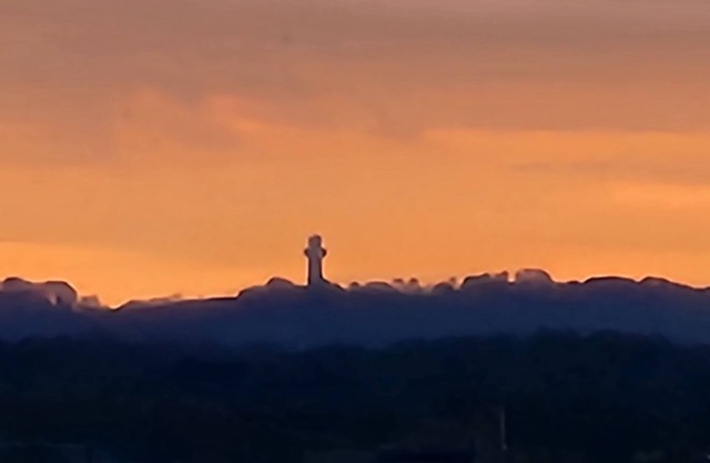 Breathtaking views of Bald Knob Cross, just 2 minutes from Walkers Bluff Casino!