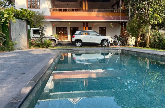 Budget friendly beach side villa with pool.