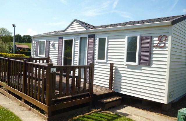 bungalow in camping in the countryside