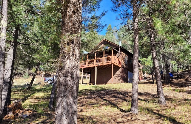 Cabana Escondido borders National Forest yet easy access.