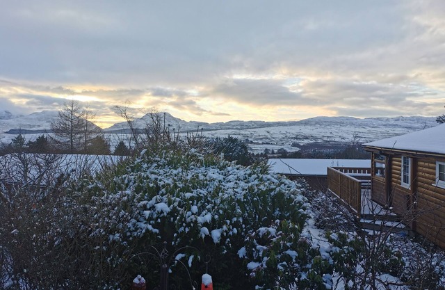 Cabin 51 has the most amazing views of the Rhinog Mountain ranges.