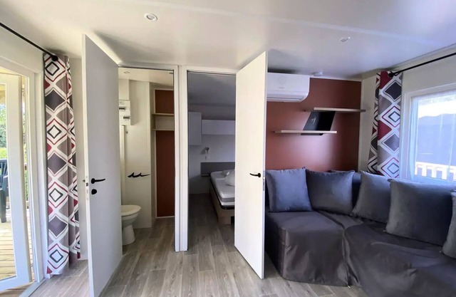 Camping maeva Escapades La Clairière * - Premium Mobile Home 3 Rooms 4 People + TV