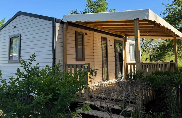 Camping maeva Respire La Comtesse * - HORIZON Cottage 3 Rooms 4 Persons Air-conditioned + TV
