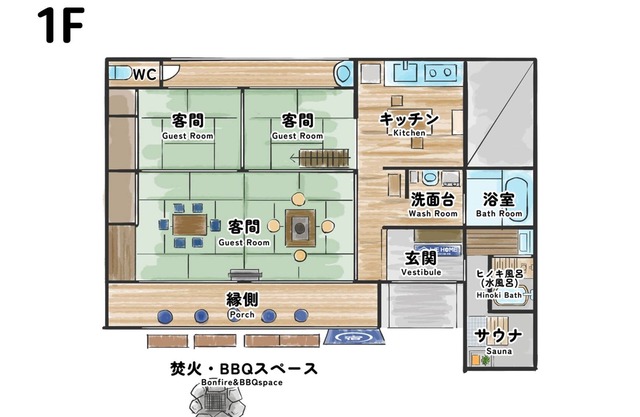 Capacity 8 people plan/Kawagoe Saitama
