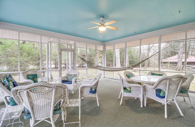 Central & Ornate Sewanee Home w/Screened-In Porch