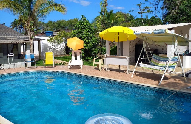 Chácara Sítio casa Peruíbe heated swimming pool sauna and hydromassage. Consult