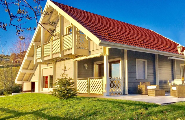 Chalet Le Flocon Bleu * 9 pers Mauselaine Lake view Ski Sauna Gérardmer
