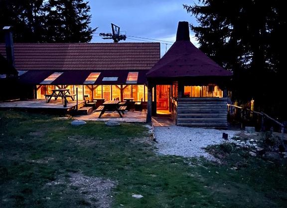 Chalet on Pohorje hill Maribor bike park next to the downhill track