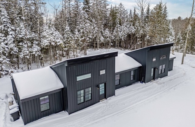 Charming 2-bedroom chalet with jacuzzi WiFi and AC in Glenburn