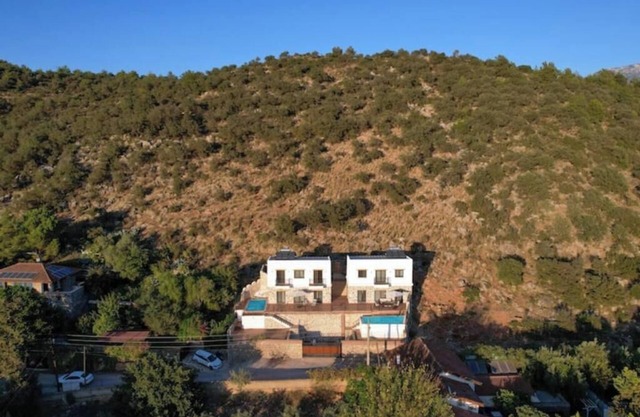 Charming 4 bedroom 2 villas in serene kayakoy fethiye