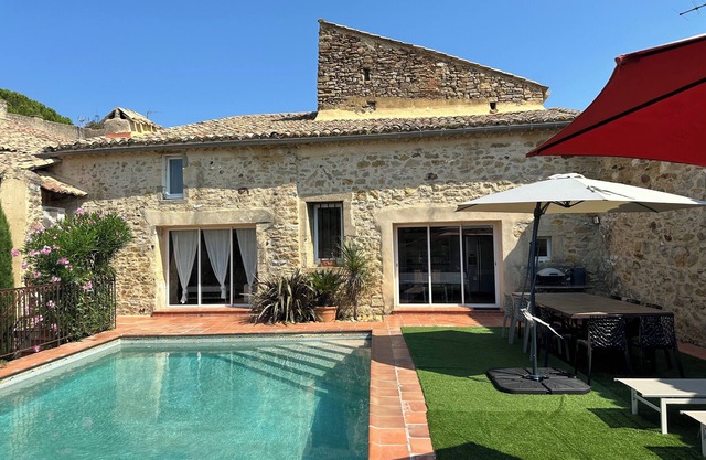 Charming house in quiet southern village near Uzès
