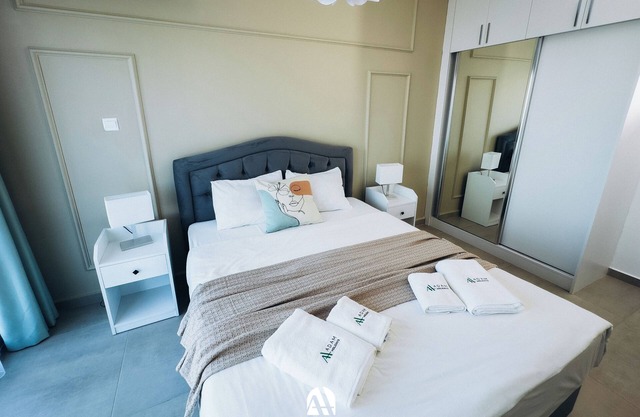 Charming two-bedroom apartment in hotel-like resort close to beach in İskele