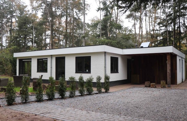 Child-friendly bungalow in the forest, near a beautiful swimming lake
