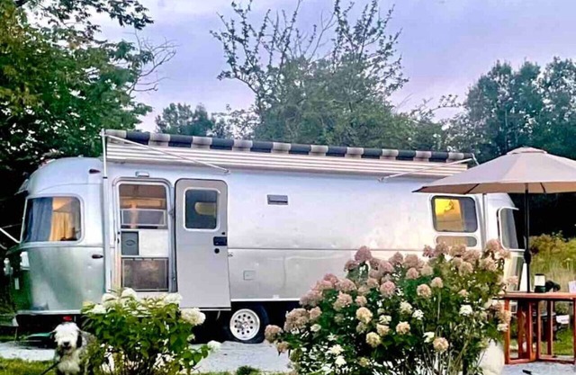 Come Spring Farm Airstream , Lake & farm animals